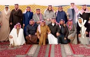 قبل وفاته بـ 10 أيام…شاهد: آخر ظهور للأمير محمد بن فهد مع إخوانه وأبنائه وأحفاده في البر