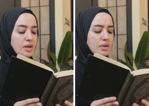 بالفيديو..نجمة ستار أكاديمي  نينا عبد الملك تظهر بالحجاب وتتلو القرآن بعد أشهر من اعتزالها الفن