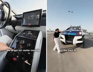 بالفيديو.. شرطة أبوظبي تكشف عن سيارة خارقة مزوّدة بالذكاء الاصطناعي وطائرات بدون طيار