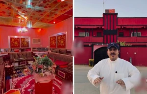 محتفظاً بأثاثه القديم منذ 40 عاما….. بالفيديو : مواطن يستعرض أغرب منزل باللون الأحمر في سكاكا