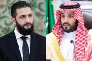 ولي العهد يتلقى اتصالًا هاتفيًا من الرئيس السوري أحمد الشرع