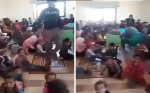 بالفيديو.. ميليشيات درزية تحتجز نساء وأطفالاً من عوائل البدو وتتوعد بقتلهم إذا دخلت  العشائر إلى السويداء