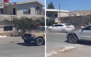 بالفيديو.. ميليشيات العميل  الدرزي " حكمت الهجري" تطوف بجثث أبناء العشائر السنية في السويداء