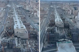 بالفيديو.. أحدث أعمال الإنشاءات في مشروع "وجهة مسار" في مكة