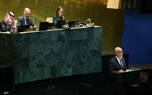 "إنهاء حكم حماس وتسليم أسلحتها".. تفاصيل "إعلان نيويورك" بشأن التسوية السلمية للقضية الفلسطينية