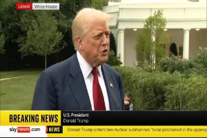 "تلقينا تهديدًا".. بالفيديو: تعليق جديد من ترامب على إصداره أمرا  بنشر غواصتين نوويتين بالقرب من روسيا