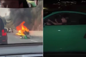 بالفيديو: لحظة تعرض فتاتان كويتيتان لحادث مروّع بعد مطاردة في موناكو خلال توجههما إلى مدينة “كان”