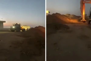 بالفيديو.. معدات ثقيلة للمساعدة في الحفر والوصول إلى الطفل السوري أسفل البئر