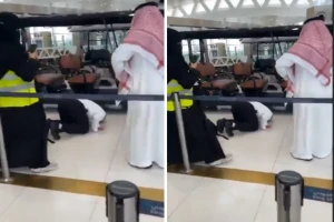 بالفيديو.. حميدان التركي يسجد شكرًا لله لحظة وصوله إلى أرض المملكة
