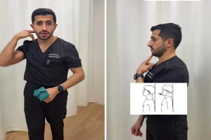 بالفيديو.. طبيب يكشف عن تمارين منزلية لتصحيح وضعية الرقبة والحد من آلامها