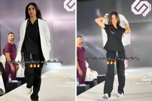 بالفيديو: رهف القحطاني تدخل عالم الأزياء بعرض لملابس الأطباء