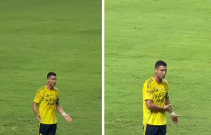فيديو لكريستيانو رونالدو غاضباً من تصرف ساديو ماني بعد طرده في نصف نهائي كأس السوبر