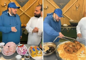 بالفيديو: الشيف عبد العزيز الشعيبي يوثق طريقة تحضير كبسة دجاج مقلي بالزبدة والزعفران الإيراني
