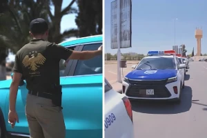 رجال أمن بزي أنيق ومركبات أمنية فخمة .. بالفيديو: أحدث ظهور لشرطة السياحة في شوارع سوريا