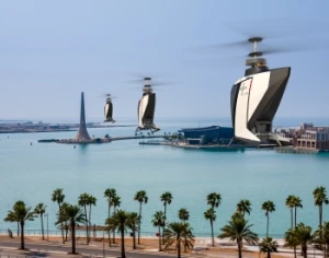 تكلفة الرحلة 100 ريال.. إطلاق خدمات التاكسي الطائر في السعودية قريبا