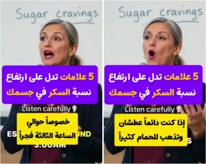 بالفيديو.. خبيرة تغذية تكشف عن 5 علامات لارتفاع نسبة السكر في الجسم