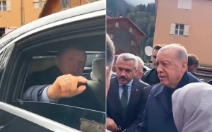 "سلم على الشعب السعودي".. بالفيديو: أردوغان يبعث تحية للسعوديين خلال مرور موكبه في تركيا