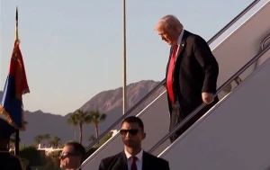 بالفيديو.. ترامب يصل إلى شرم الشيخ والسيسي في مقدمة مستقبليه