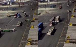 بالفيديو .. الصين تطلق أول ميناء ذكي يعمل بمركبات نقل كهربائية بدون سائق لتحميل وتفريغ السفن