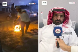 بالفيديو: مواطن يروي تفاصيل إنقاذه محلًا من الاحتراق في الجبيل.. ويكشف سبب تصويره للحادث