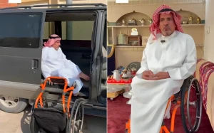 "لديه 12 ابنا وبنتا".. بالفيديو: قصة مواطن في الجوف لم تمنعه الإعاقة من الزواج بـ 3 نساء والتفوق في عمله!