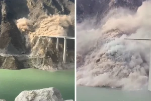 بالفيديو: لحظة انهيار جسر ضخم في الصين بعد أشهر من افتتاحه