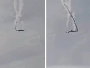 بالفيديو: لحظة تحطم طائرة شحن عسكرية تركية بالقرب من حدود أذربيجان