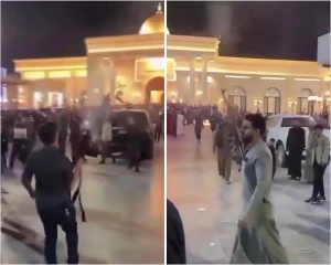 بالفيديو.. أشخاص يطلقون النار بكثافة لدعم مرشحيهم في الانتخابات البرلمانية بالعراق