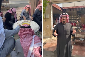 بالفيديو.. مواطن يروي قصة إقامته وليمة شعبية في ‎حائل صبيحة أول أيام المطر main