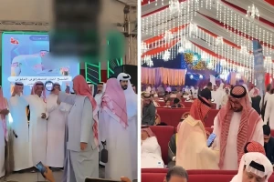 بالفيديو.. حفل زواج ضخم لنجل شيخ  من قبيلة بلي في مصر بحضور أفراد من قبائل العتبان والمطران والقحاطين المصريين