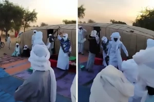 فيديو يوثق لحظة مقتل عريس بالخطأ أثناء حفل زفافه في تشاد