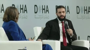 بالفيديو... الرئيس السوري أحمد الشرع:  الملايين ينزلون إلى الشوارع تعبيراً عن فرحتهم بإسقاط النظام البائد