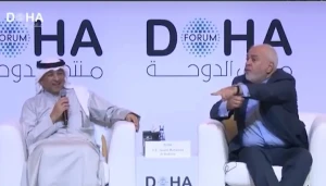 بالفيديو.. أمين التعاون الخليجي يرد  على صراخ وزير الخارجية الإيراني السابق أثناء الحديث عن حقل الدرة: "اهدأ لا داعي للتوتر"