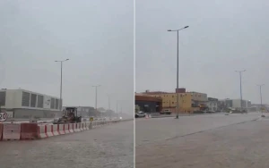 بالفيديو : غرق شوارع حي الحمدانية بجدة بعد الأمطار الغزيرة