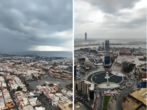 بالفيديو.. لقطات جوية لـ جدة بعد الأمطار الغزيرة التي هطلت أمس