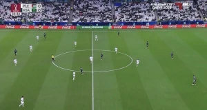 بالفيديو: بث مباشر لمباراة " السعودية 0 - فلسطين 0 " في ربع نهائي كأس العرب