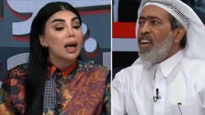 «متبرجة ونافخة شفايفك شجابك على القرآن؟».. بالفيديو.. ملاسنة حادة بين مذيعة عراقية وأحد ضيوف برنامجها