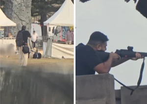 بالفيديو: مشاهد جديدة توثق لحظة إطلاق مسلحين النار على يهود في شاطئ بوندي بسيدني