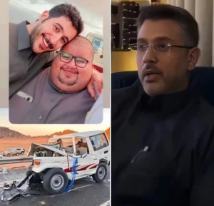 بالفيديو: شاهد عيان يكشف تفاصيل جديدة عن حادث «أبو مرداع» وكيف اصطدمت سيارة أبو حصة بالشيول