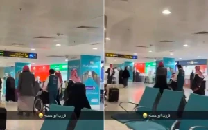 فيديو متداول لقروب "أبو حصة" أثناء مرافقته إلى الرياض لتلقي العلاج بعد تعرضه لحادث