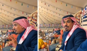 بالفيديو.. مشاري المخلفي: اللي ما يحب الناقة والمرأة فيه شَكّة وينطل في محرقة