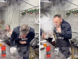 بالفيديو: حفل كريسماس يتحول إلى مأساة  بعد انفجار معدة شاب بسبب مشروب كوكتيل بالنيتروجين