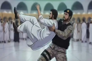 حظي على تفاعل واسع.. فيديو معبّر مولَّد بالذكاء الاصطناعي يوثّق لحظات إنقاذ رجل أمن لمعتمر سقط من الأدوار العلوية في الحرم