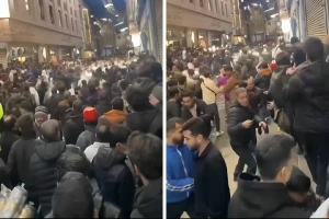 بالفيديو: التجار يغلقون متاجرهم في سوق بازار بطهران ويواجهون قوات الأمن التابعة للنظام