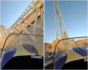 بالفيديو.. سائح يوثّق تجربته الأولى في ركوب لعبة الأفعوانية «الأسرع في العالم» بمدينة القدية