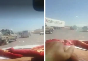 ‏بالفيديو: هروب جماعي لقوات الانتقالي بعد تحليق طيران التحالف بقيادة السعودية