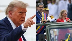ترمب: القبض على مادورو وزوجته وترحيلهما جوا خارج فنزويلا ‎