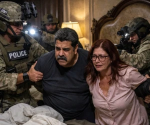 ‏CNN : عناصر قوات دلتا الخاصة الأمريكية قاموا بسحب الرئيس الفنزويلي  وزوجته من غرفة نومهما