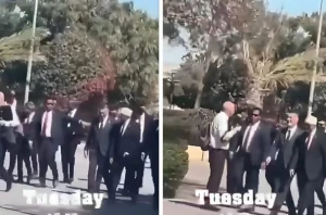 بالفيديو.. لحظة وصول وزير الخارجية الإسرائيلي  إلى أرض الصومال