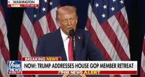 بالفيديو.. ترامب :"نحن سنصبح أثرياء بسبب الرسوم الجمركية و 650 مليار دولار سوف تضخ قريباً"